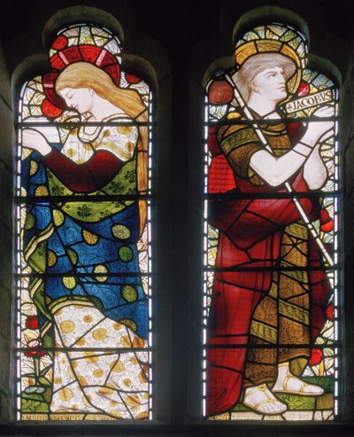 Mary Magdalene and Jacob, St Machars Cathedral, Aberdeen by Daniel Cottier